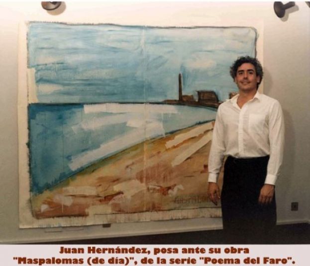 EL CR&Iacute;TICO DE ARTE SAMIR DELGADO IMPARTE UNA CHARLA SOBRE EL FARO DE MASPALOMAS VISTO POR EL PINTOR GRANCANARIO JUAN HERN&Aacute;NDEZ