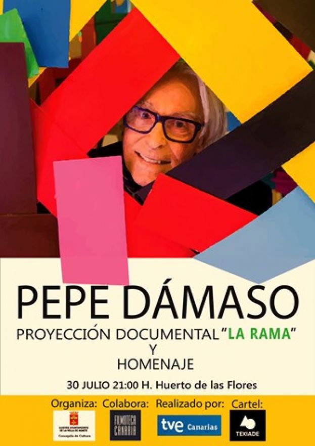 Agaete: Homenaje a Pepe D&aacute;maso, este jueves en El Huerto de Las Flores