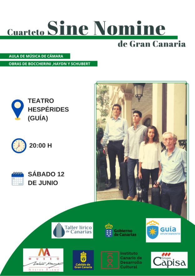 Gu&iacute;a: &Uacute;ltimas plazas para el Concierto del Cuarteto Sine Nomine de ma&ntilde;ana s&aacute;bado