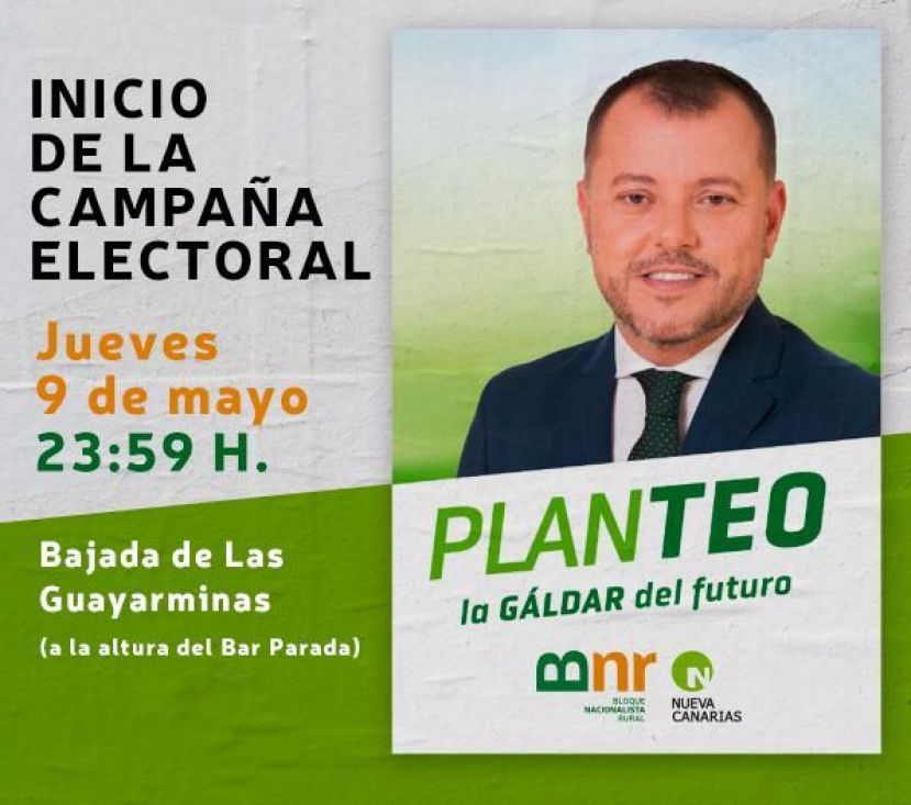 G&aacute;ldar: El BNR-NC arranca la campa&ntilde;a electoral