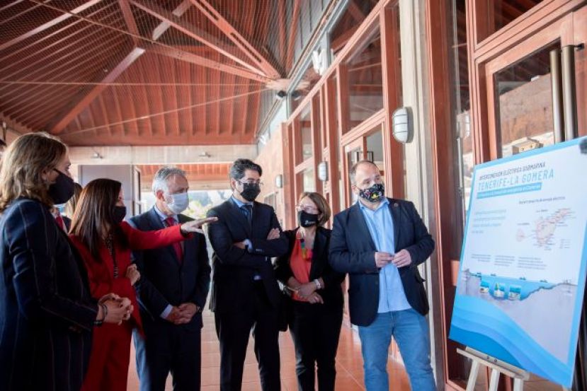 (V&iacute;deos) Proyecto de interconexi&oacute;n el&eacute;ctrica submarina entre Tenerife y La Gomera