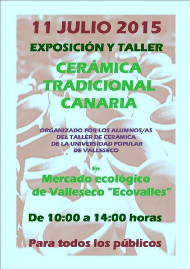 Valleseco: Muestra del alumnado del taller de la Universidad Popular de cer&aacute;mica
