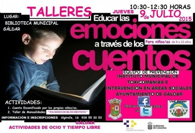 G&aacute;ldar: Talleres para &ldquo;Educar las Emociones&rdquo; a trav&eacute;s de los Cuentos
