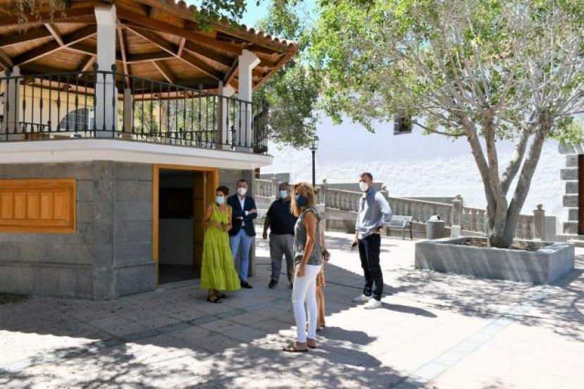 Mog&aacute;n recupera con el apoyo del Cabildo la plaza como espacio de atracci&oacute;n para la poblaci&oacute;n y el turismo