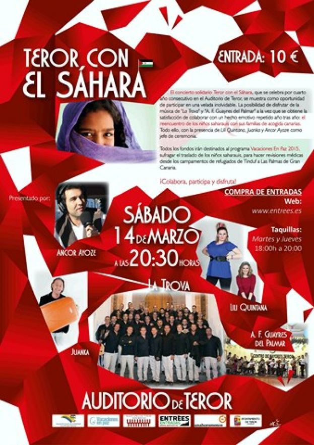 Concierto solidario Teror con el S&aacute;hara con Lili Quintana y Juanka Hern&aacute;ndez