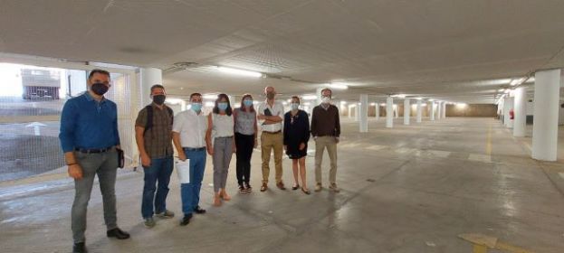 El Cabildo firma el acta de replanteo de las obras del s&oacute;tano de Casa Palacio, &uacute;ltimo paso para iniciar el acondicionamiento del aparcamiento