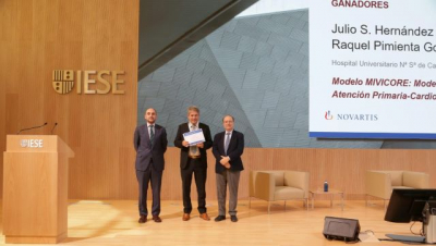 Cardi&oacute;logos de La Candelaria reciben el Premio Novartis-IESE por implantar un sistema online en pacientes cr&oacute;nicos