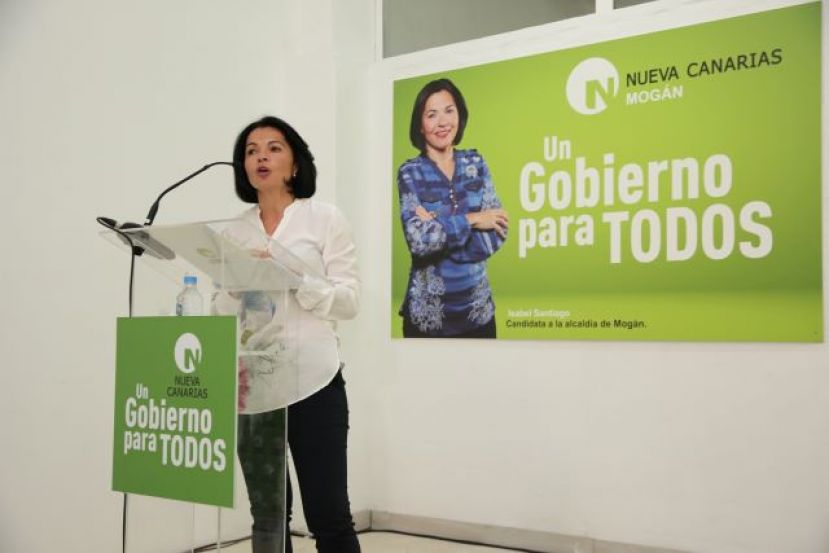 Isabel Santiago, candidata a la alcald&iacute;a de Mog&aacute;n por Nueva Canarias