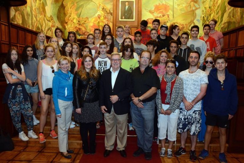 Recibimiento a j&oacute;venes que participan en el programa &lsquo;Erasmus+ Juventud&rsquo;