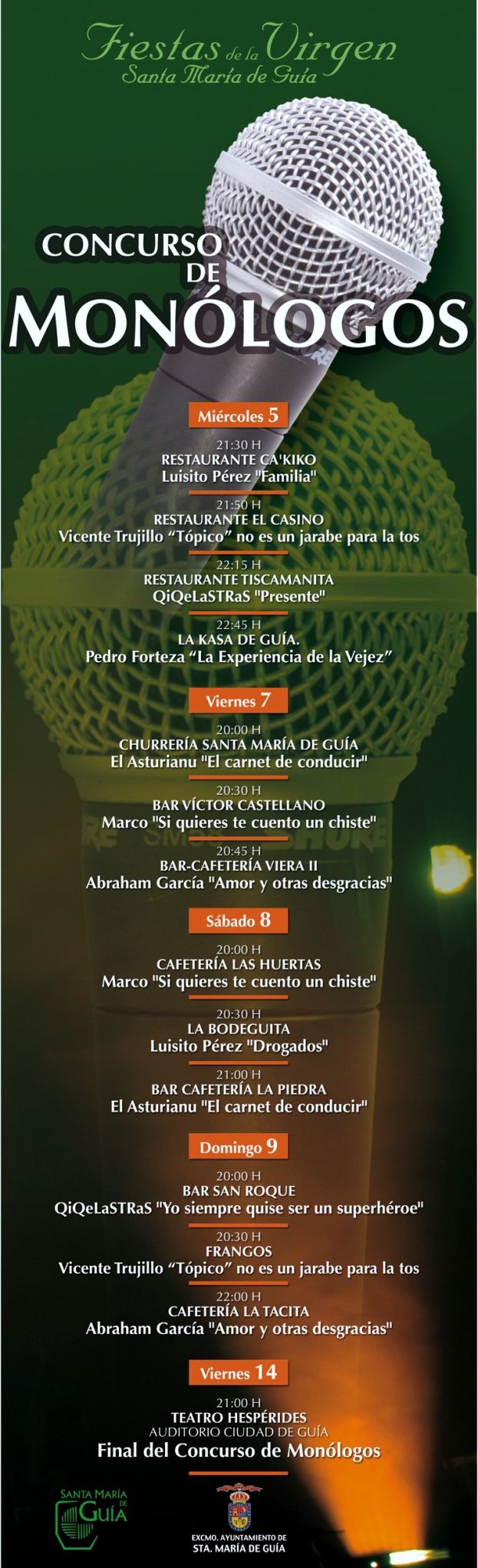 Gu&iacute;a: Hoy comienzan las actuaciones del concurso de Mon&oacute;logos