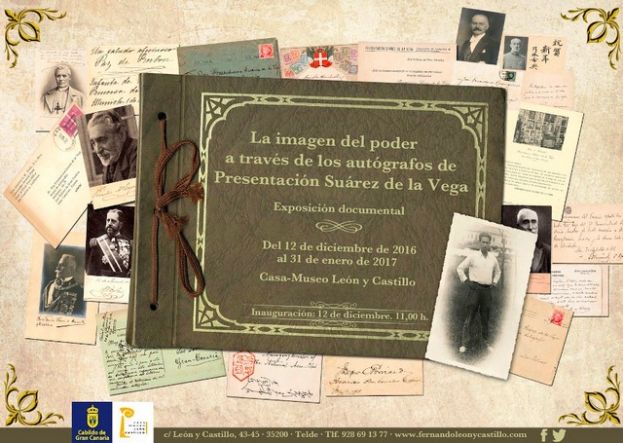Exposici&oacute;n de una coleccion de aut&oacute;grafos de Canarias y Espa&ntilde;a