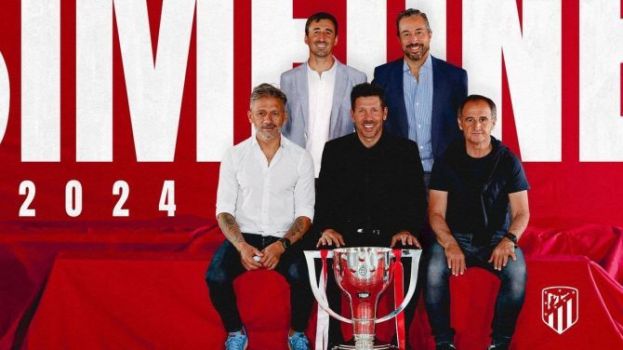 Simeone renueva con el Atl&eacute;tico de Madrid hasta 2024