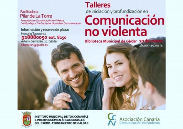 Taller de Comunicaci&oacute;n no Violenta el pr&oacute;ximo 20 de marzo en G&aacute;ldar