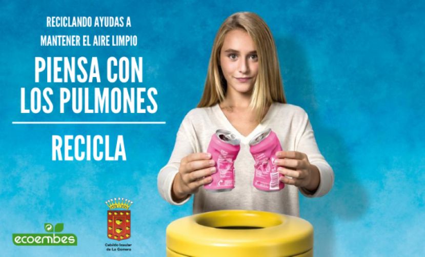 La Gomera: Campa&ntilde;a de reciclaje de envases &lsquo;Piensa con los Pulmones&rsquo;