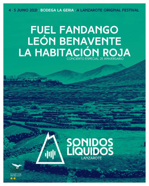 El Sonidos L&iacute;quidos 2021 con Fandango, Le&oacute;n Benavente y La Habitaci&oacute;n Roja