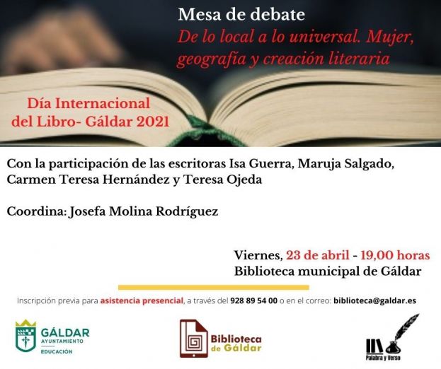 Debate literario en la Biblioteca de G&aacute;ldar por el D&iacute;a Internacional del Libro