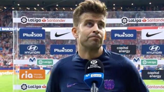 Piqu&eacute; evita pronunciarse sobre la continuidad de Koeman