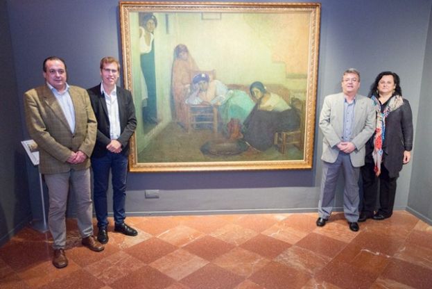 El cuadro "Vividoras del amor" se suma a la exposici&oacute;n permanente de la Casa de Col&oacute;n