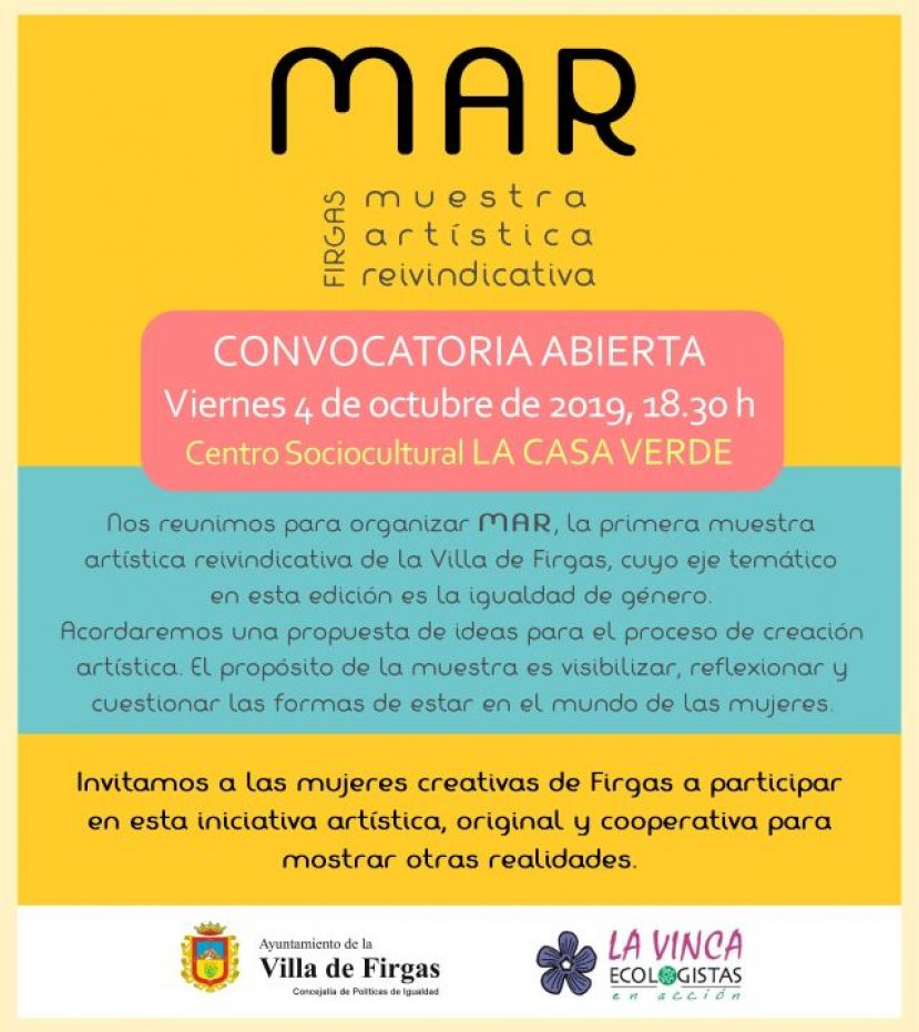 Convocatoria Abierta en Firgas para hablar del proyecto MAR