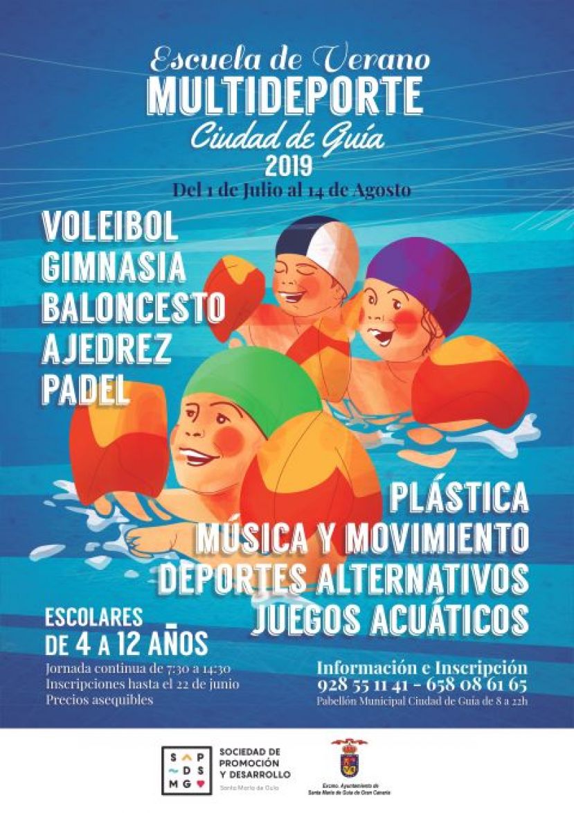 Gu&iacute;a: Inscripci&oacute;n abierta para 100 plazas en la Escuela de Verano Multideporte