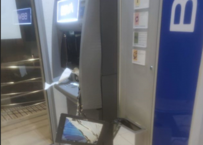 La Polic&iacute;a Local de Gu&iacute;a detiene al presunto autor del destrozo y robo del cajero autom&aacute;tico del BBVA