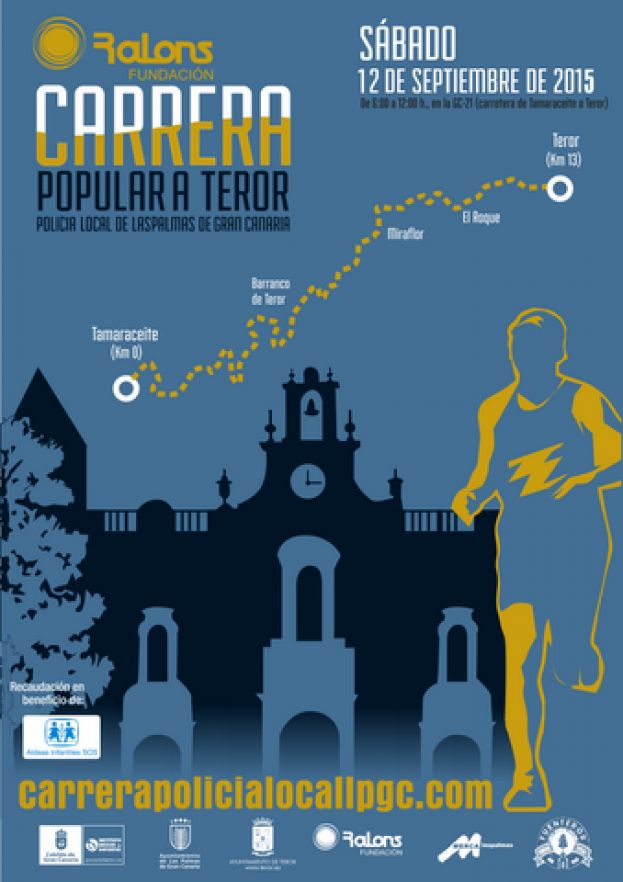 M&aacute;s de 800 participantes en la Carrera Popular a Teror de la Polic&iacute;a Local
