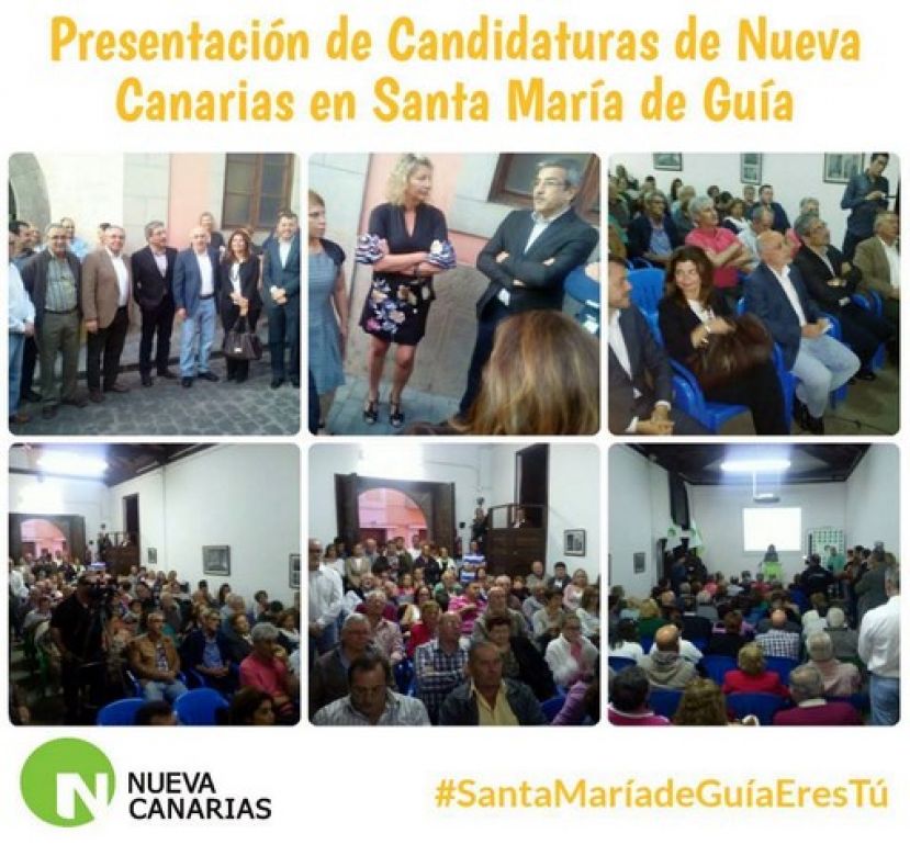 Gu&iacute;a: Nueva Canarias present&oacute; la lista electoral a las elecciones del 24M
