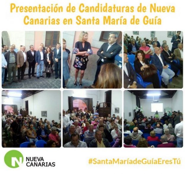 Gu&iacute;a: Nueva Canarias present&oacute; la lista electoral a las elecciones del 24M