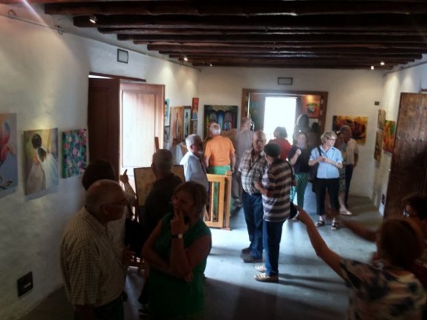M&aacute;s de 70 obras muestran el trabajo en la Academia de Josefa Medina