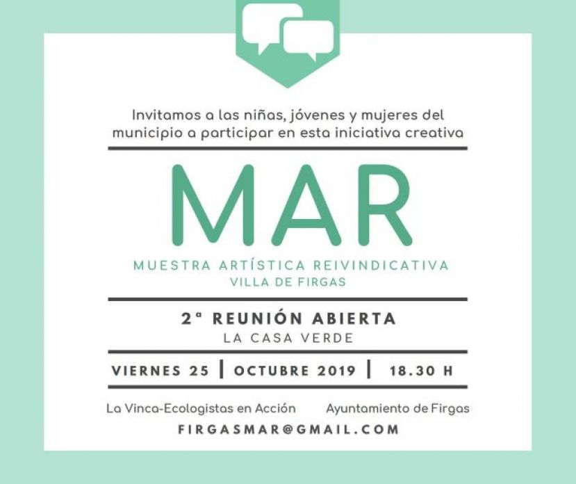 Firgas: Reuni&oacute;n abierta para desarrollar el proyecto MAR el 25 en LA CASA VERDE