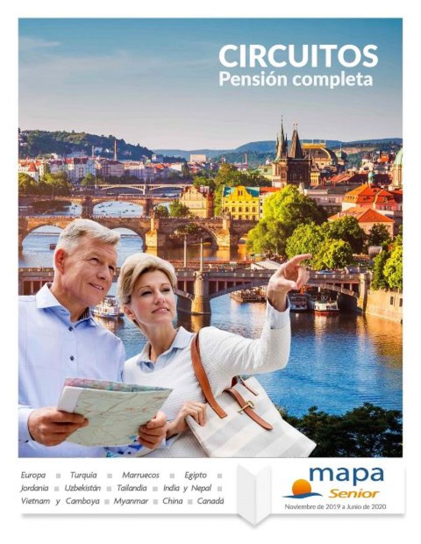 Ya est&aacute; disponible en la web de Mapa Tours el nuevo folleto Mapa S&eacute;nior 2019/2020