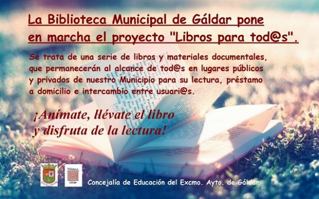 G&aacute;ldar: &ldquo;Libros para tod@s&rdquo;, el nuevo proyecto de Bibliotecas y Archivo