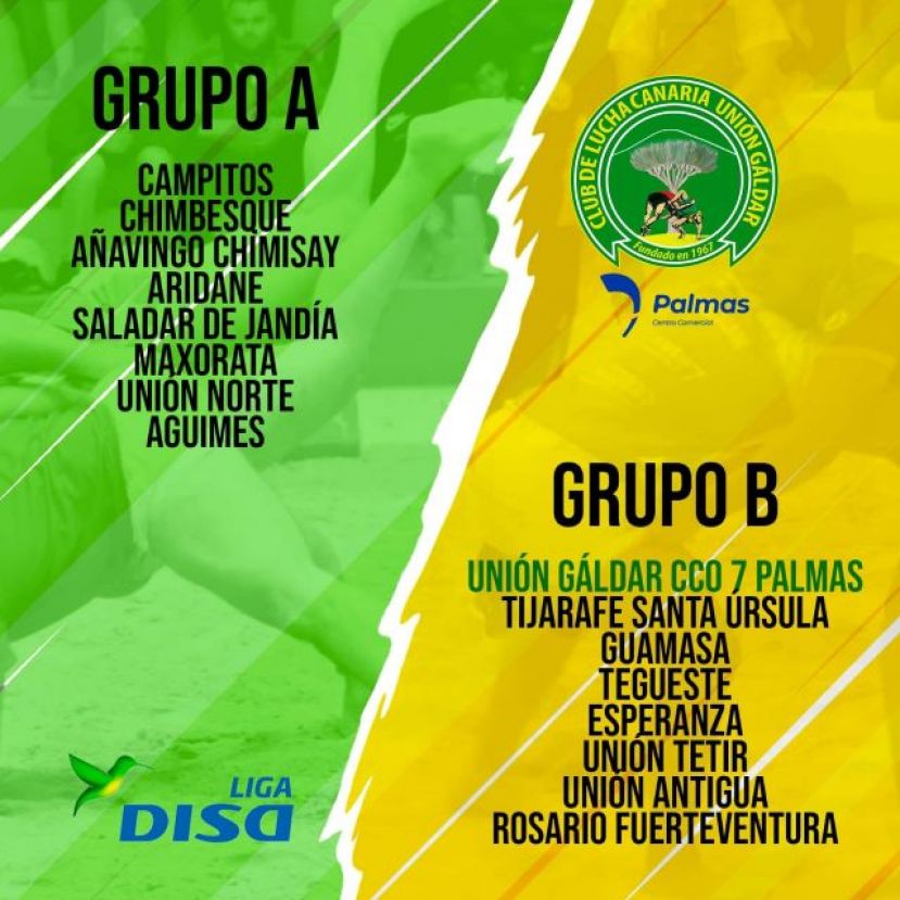 Uni&oacute;n G&aacute;ldar Centro Comercial y de Ocio 7 Palmas competir&aacute; en el Grupo B.