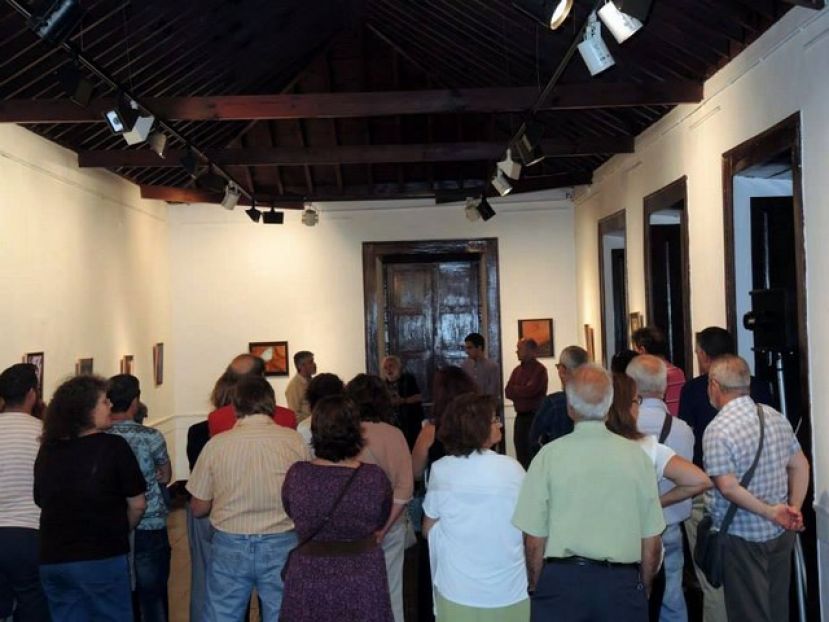 Agaete: Inaugurada en el Centro Cultural de la Villa la exposici&oacute;n "Despedida"