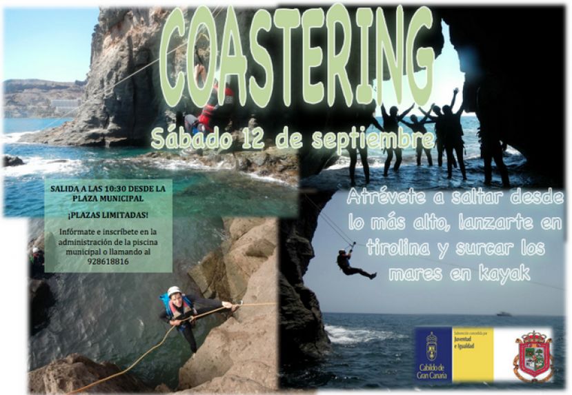 Valleseco: Los j&oacute;venes podr&aacute;n disfrutar del &lsquo;coasteering&rsquo; en este final del verano