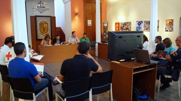 G&aacute;ldar: Celebrada la Junta de Seguridad de las Fiestas de Santiago 2015