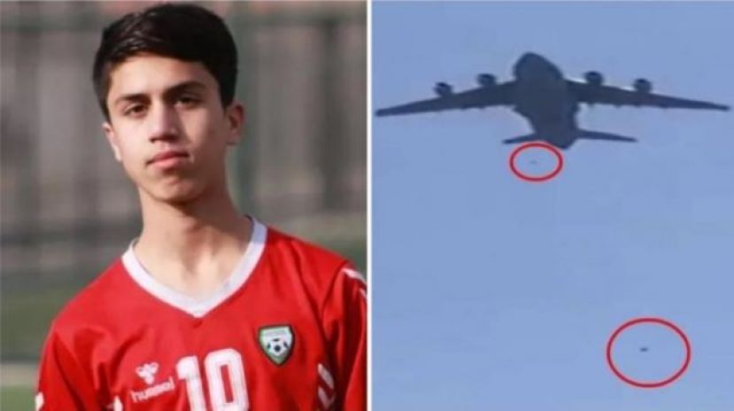 Tr&aacute;gica muerte de un futbolista al caer del avi&oacute;n huyendo de los talibanes