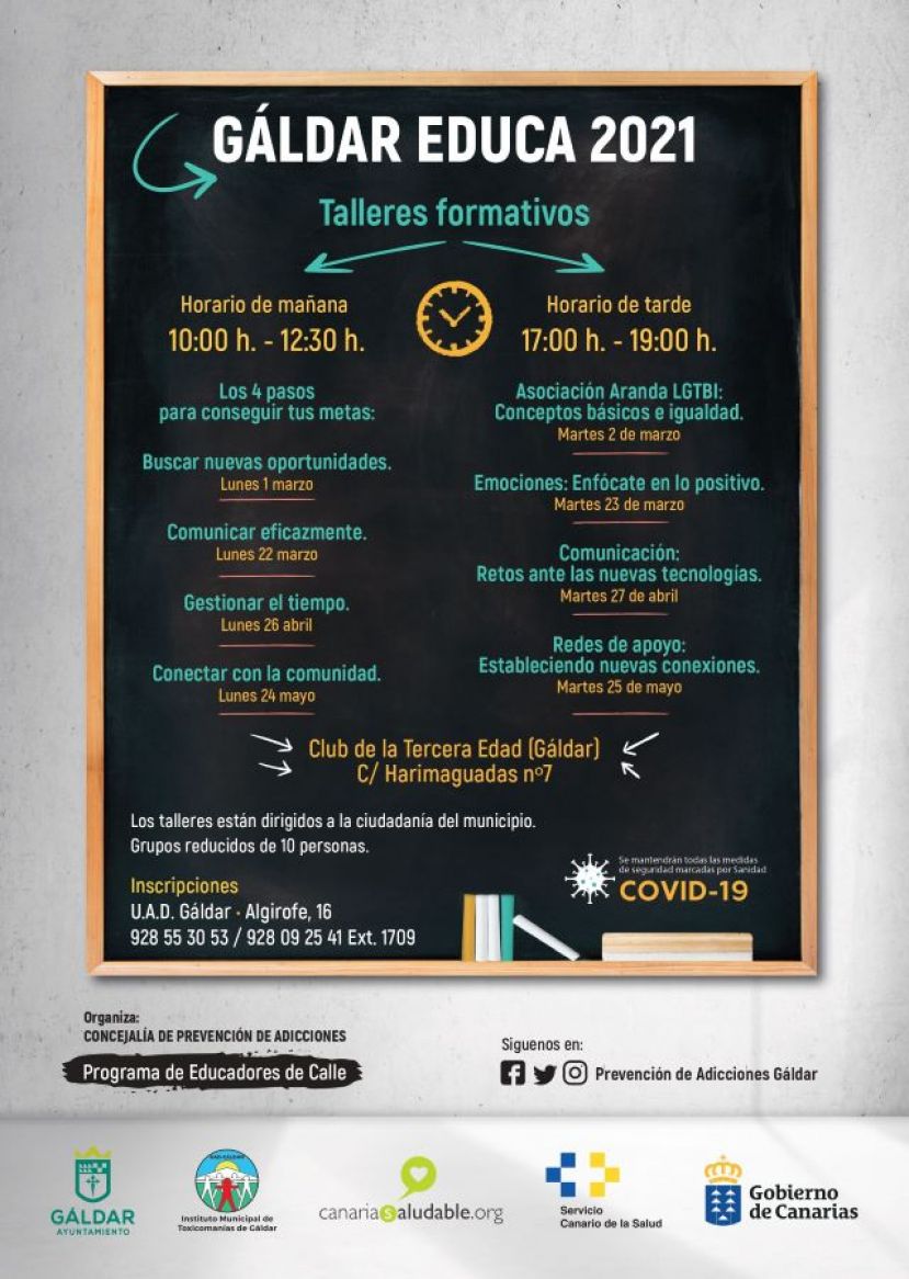 &ldquo;G&aacute;ldar educa&rdquo; inicia sus talleres formativos en marzo