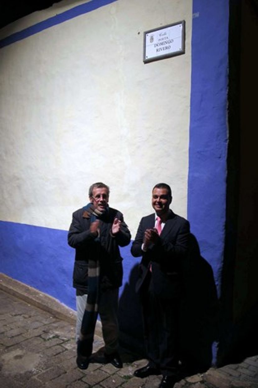 Gu&iacute;a: El casco hist&oacute;rico cuenta con una calle dedicada al  Poeta Domingo Rivero