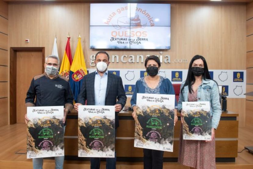 Los quesos de la Villa de Moya protagonizan la primera ruta gastron&oacute;mica de &lsquo;Texturas de la tierra&rsquo;