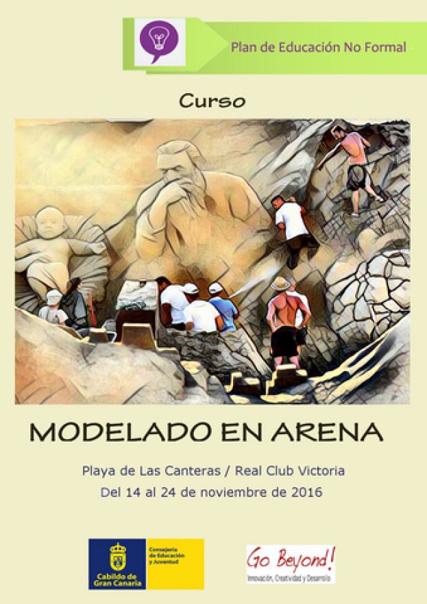 Curso del Cabildo sobre Escultura de Arena para J&oacute;venes Talentos
