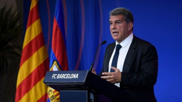 Laporta anuncia que jugar&aacute;n en el 'Johan Cruyff' un a&ntilde;o por las obras