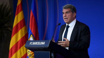 Laporta anuncia que jugar&aacute;n en el 'Johan Cruyff' un a&ntilde;o por las obras