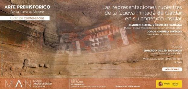LAS PINTURAS RUPESTRES DE CUEVA PINTADA PROTAGONIZAN UNA CONFERENCIA DEL CICLO &lsquo;ARTE PREHIST&Oacute;RICO. DE LA ROCA AL MUSEO&rsquo; DEL MUSEO ARQUEOL&Oacute;GICO NACIONAL