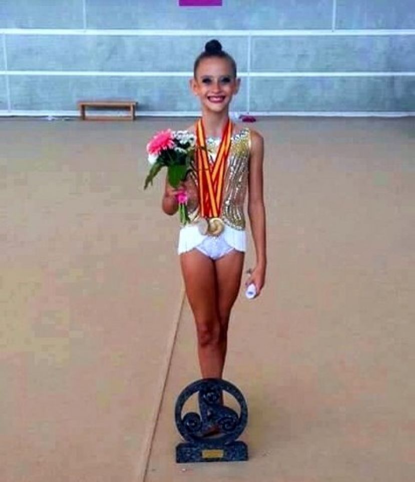 La gimnasta moganera Naomi Cabrera se proclama campeona de Espa&ntilde;a