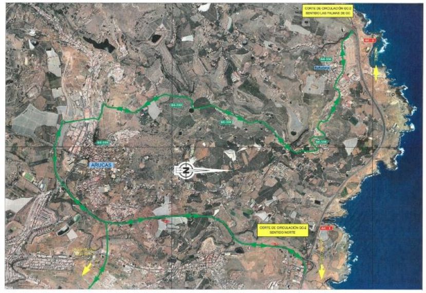 Las obras de la IV Fase de la Circunvalaci&oacute;n obligan a cerrar la GC-2 en horario nocturno a partir del lunes