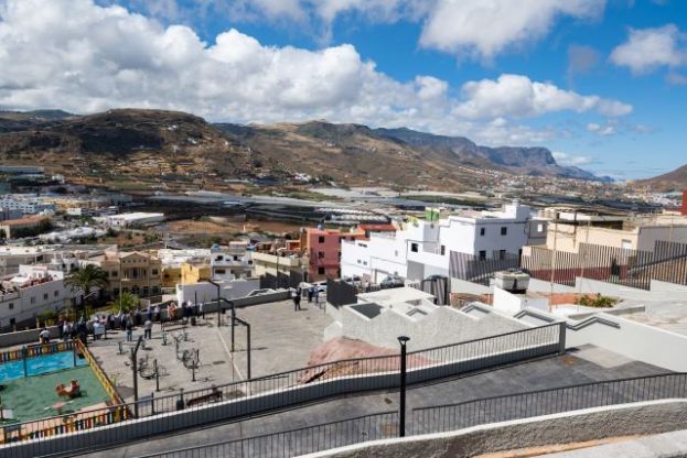 El Cabildo y el Ayuntamiento de Gu&iacute;a impulsan la recuperaci&oacute;n paisaj&iacute;stica de El Becerril con un mirador junto al nuevo parque urbano