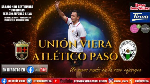 Un rejuvenecido Viera arranca la temporada del cambio ante un fortalecido Atl&eacute;tico Paso