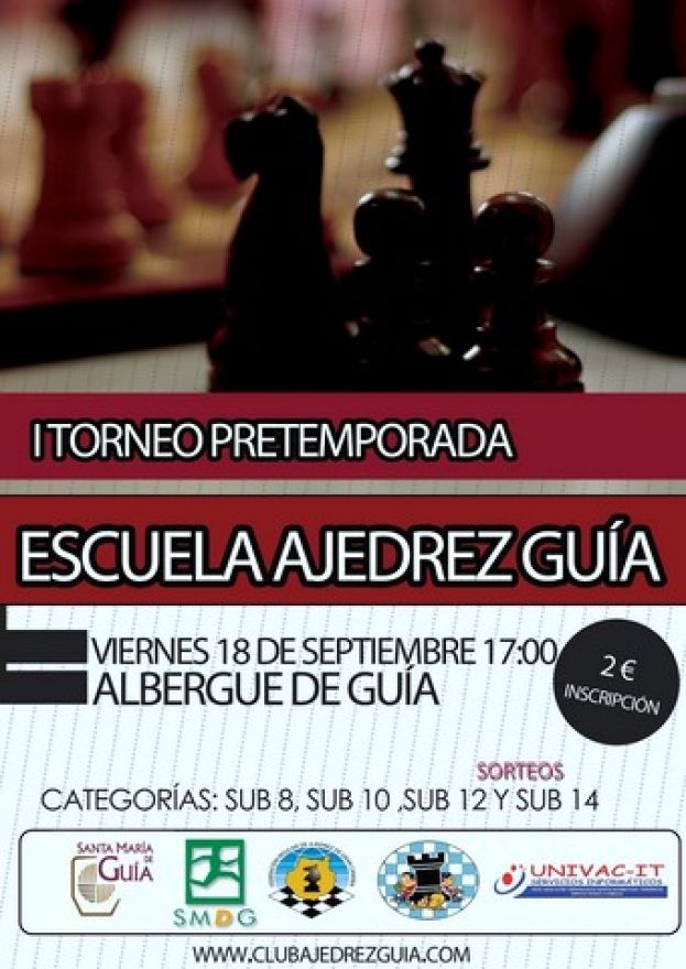 Gu&iacute;a: El Club de Ajedrez Univacit-Gu&iacute;a organiza su &ldquo;I Torneo de Pretemporada&rdquo;