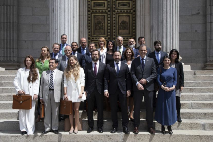 &lsquo;Los 24 de VOX&rsquo;, ya llegaron al Congreso de los Diputados